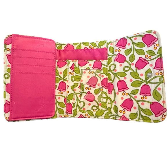 Vera Bradley Brightly Tulip Patterned Wallet - Picture 3 of 10